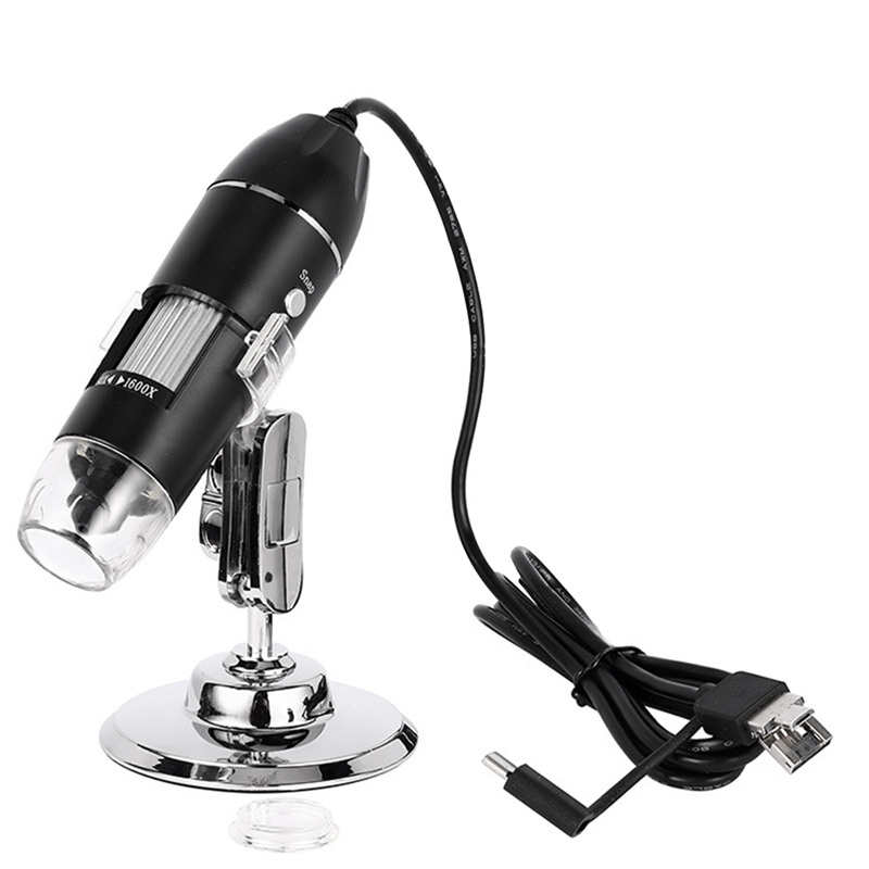 (QHXS) 1600X USB Digital Microscope Compatible for Window 7/8/10 ,Handheld USB Microscope