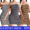 Kourtney Elephant Bodycon Dress in XS-2XL, Knitted, Boho Style