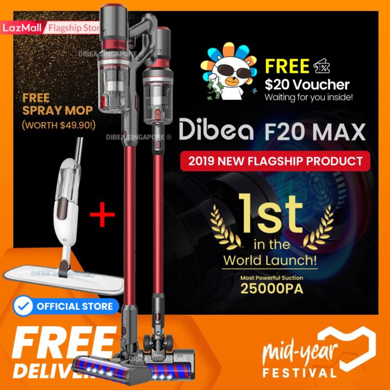 [Official Dibea Singapore] Dibea F20 MAX Cordless Vacuum Cleaner 2019