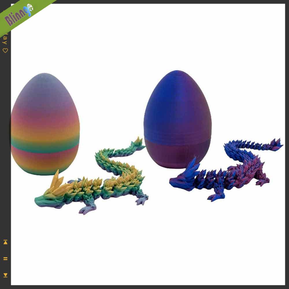 The Mystery Dragon Egg,Articulated Crystal Dragon Action Figure Crystal Dragon Toy Gift