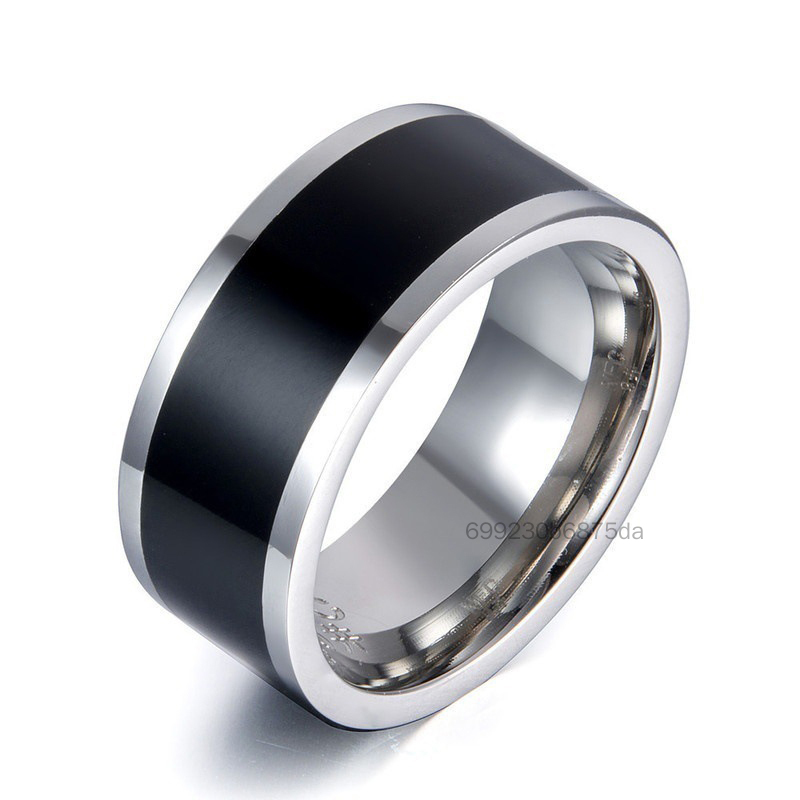 Thẻ điện thoại Smart Ring Nfc Thiết kế màu đen toàn vòng tròn để sử dụng hàng ngày GLT-VN