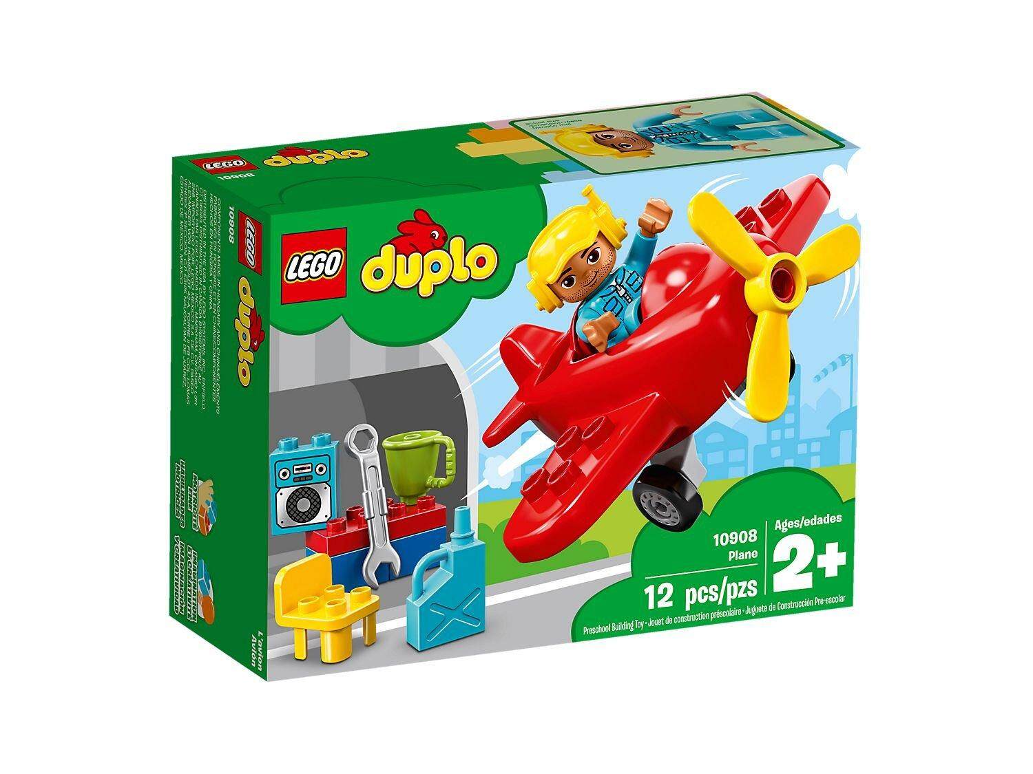 LEGO 10908 Duplo Plane  12pcs 2+ lego Đồ chơi gạch Hoàn toàn mới và chính hãng