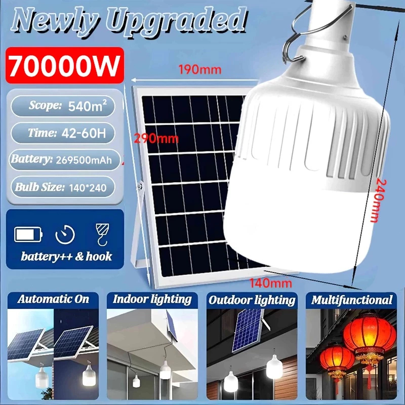 Gesh Solar Light Bulb Outdoor Waterproof LED Solar Lights Buy 1 Take1 Indoor Light With Solar Pannel