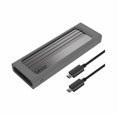 Box ssd LEXAR E300 M2 PCIe NVMe USB 3.2 Gen 2 LPAE300-RNBNG(TypeC - TypeC)