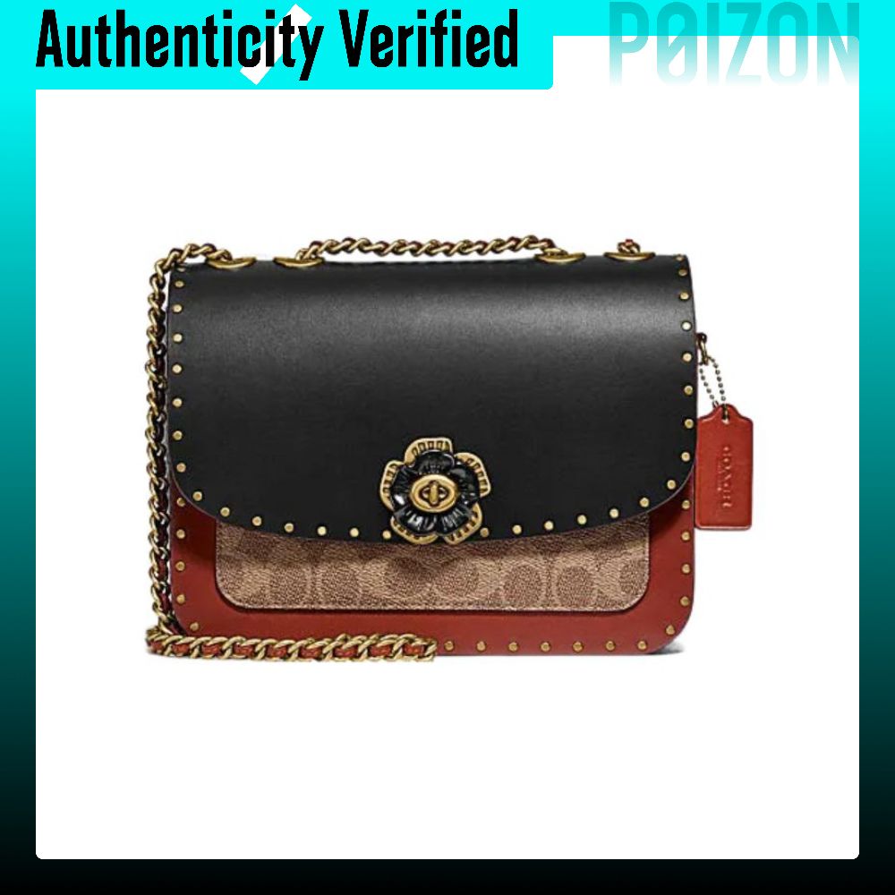 กระเป๋าสะพายข้าง กระเป๋าถือแฟชั่น Coach Madison Cow Leather With Snake Skin Envelope Bag, , กระเป๋าสะพาย Medium Women's Black & Brown C3758-B4WG4 ราคา 38,774 บาท*ส่งฟรี