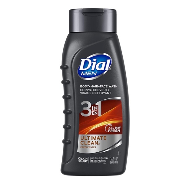 Sữa tắm gội diệt khuẩn 3 trong 1 Dial Ultimate Clean  Body + Hair + Face Wash dành cho nam 473ml - Hàng nhập Mỹ giá rẻ