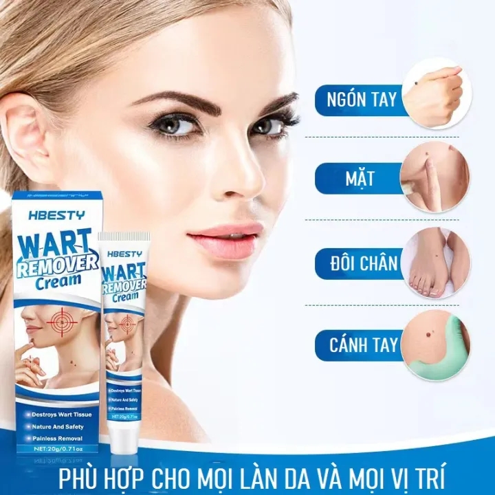 Kem bôi rụng hết sạch mụn thịt thừa mụn cóc mụn nốt ruồi
