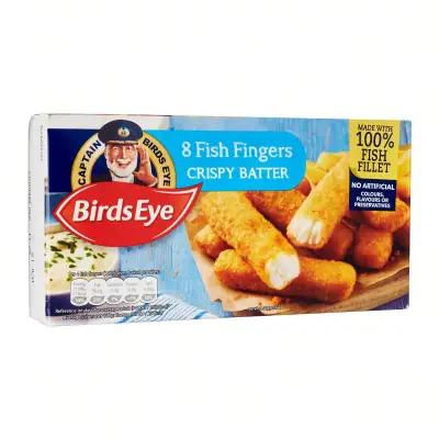 Birds Eye Crispy Battered Fish Fingers - Frozen