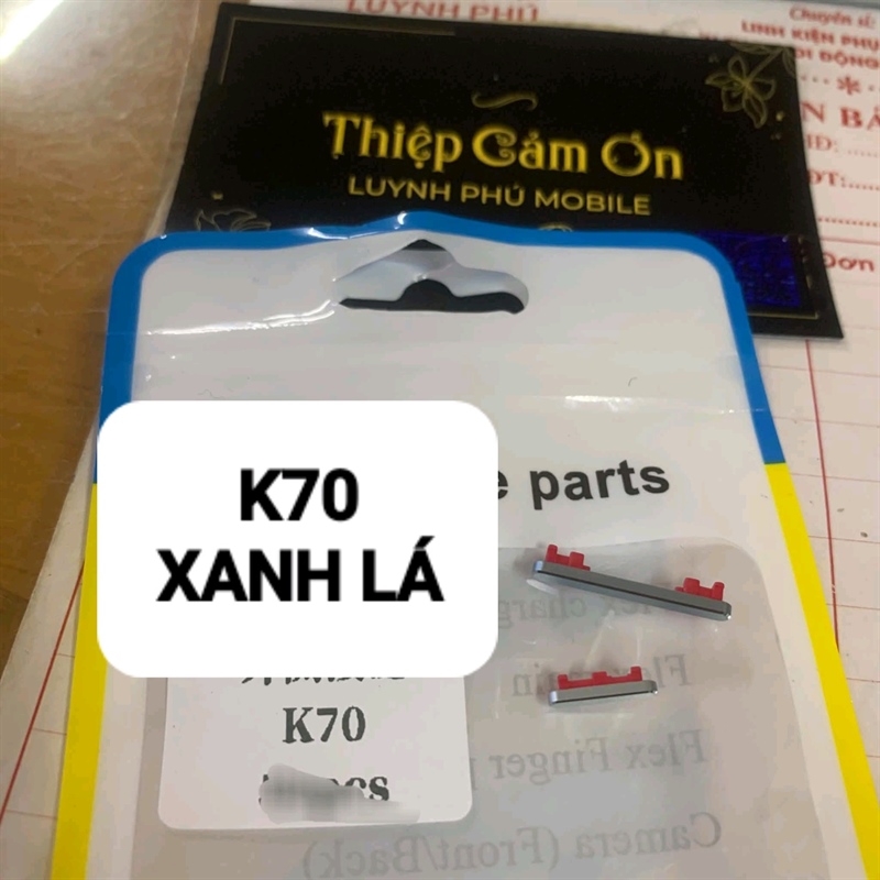 Nút nhựa nguồn âm lượng redmi K70/k70 pro/poco f6 pro