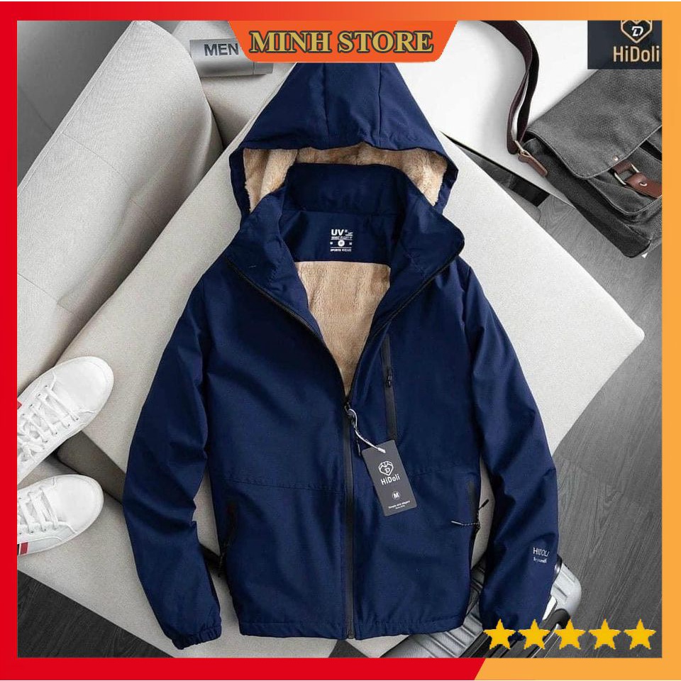 ÁO KHOÁC NAM NỮ LÓT LÔNG CAO CẤP, ÁO GIÓ LÓT NỈ NAM NỮ SIÊU ẤM CẢN GIÓ CHỐNG THẤM NƯỚC AG02 - MINHSTORE66