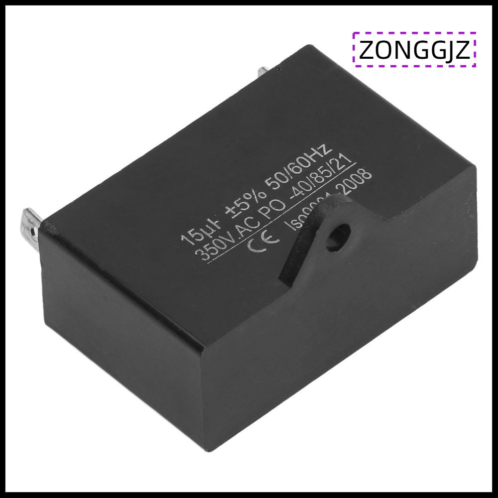 ZONGGJZ MALL 255 350VAC ตัวเก็บประจุ CBB61 15 ยูเอฟ พลาสติกสีดำ ตัวเก็บประจุมอเตอร์ ทนทาน 50/60 เฮิรตซ์ ตัวเก็บประจุของมอเตอร์พัดลม มอเตอร์พัดลมเพดาน ราคา 125 บาท*ส่งฟรี