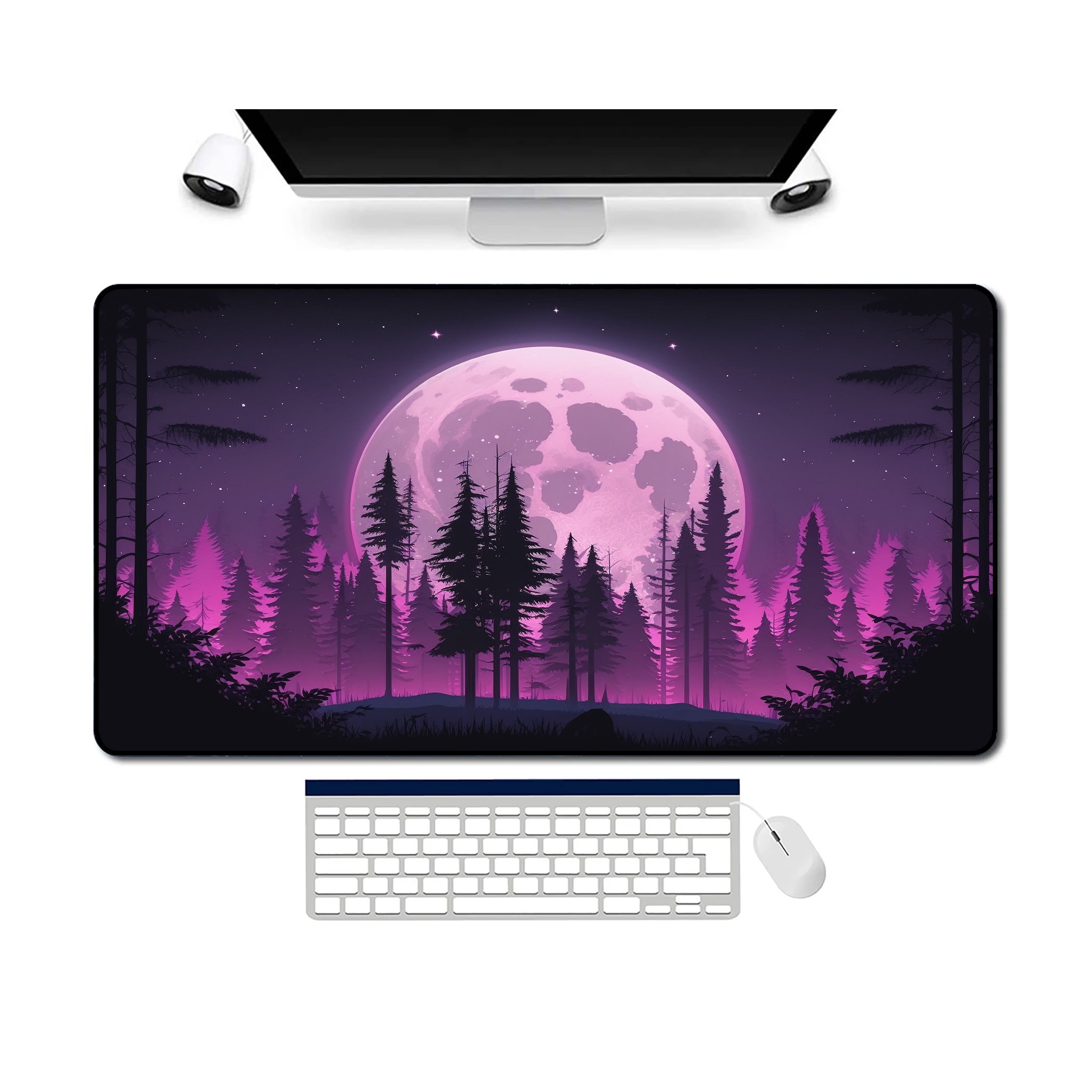 Bàn phím màu tím, Bàn phím đẹp, Gaming Mouse Pad XL, Bàn phím lớn, Bàn phím lớn, Bàn phím lớn