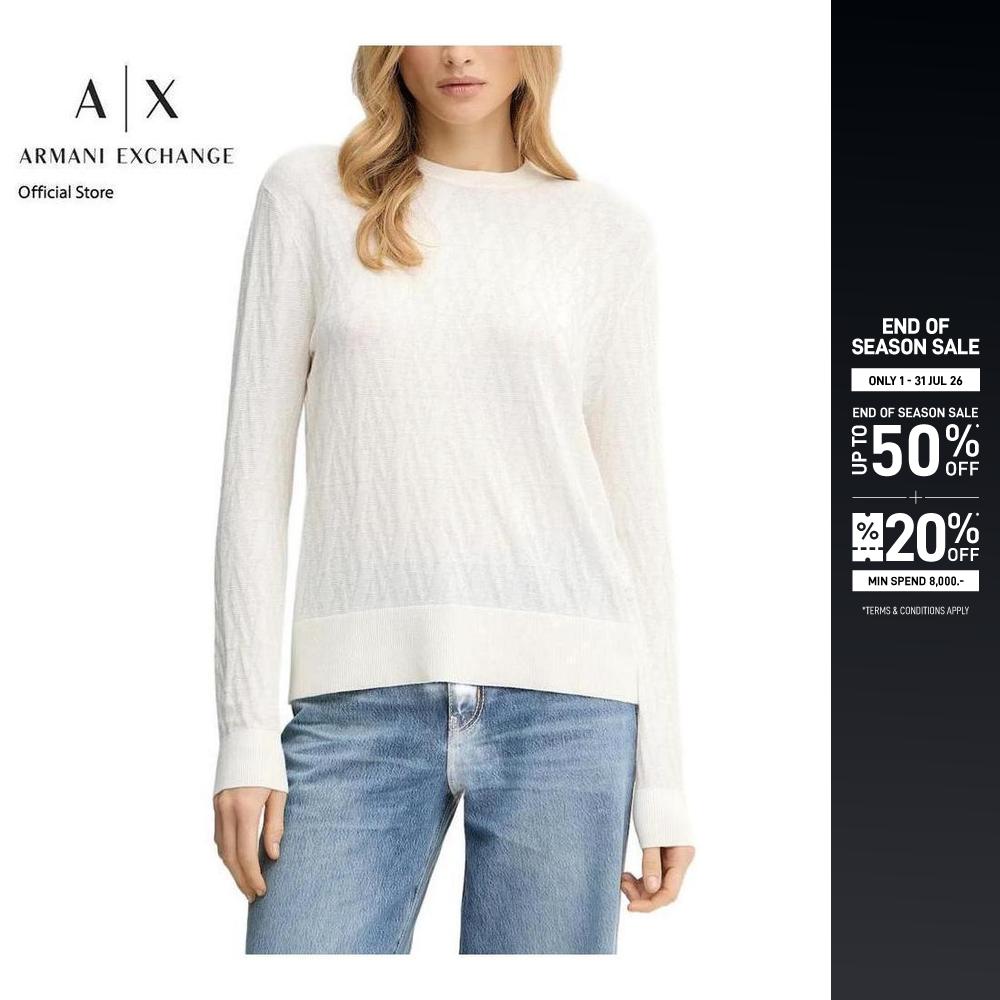 Armani Exchange Pullover Women XW001317-AF16619-F1039 Brown ราคา 3,645 บาท*ส่งฟรี