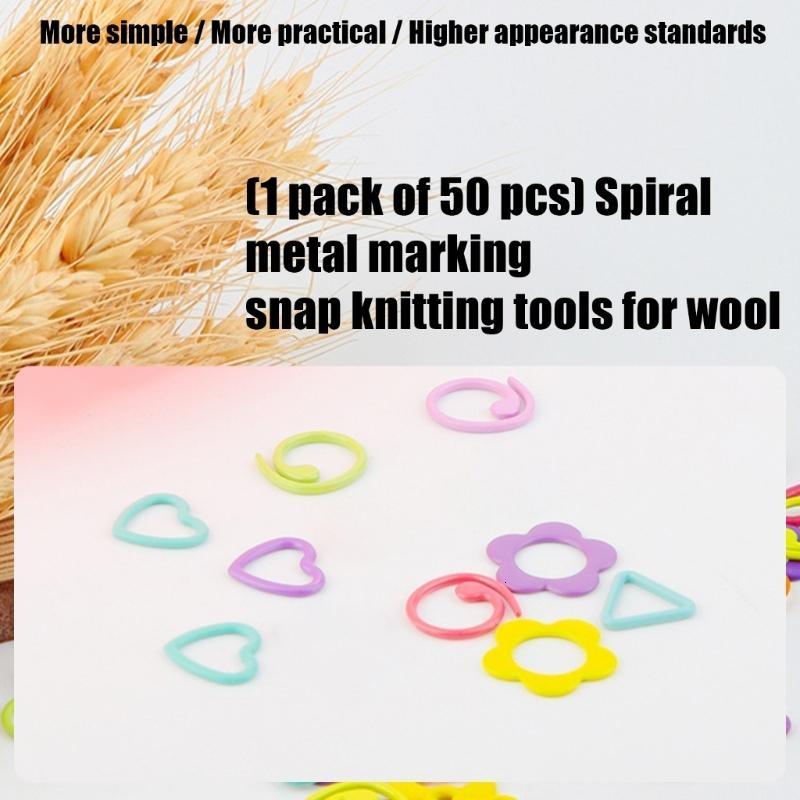50 cái kim loại khâu đánh dấu khóa Crochet khâu đánh dấu clip cho chiếc khăn áo len dệt kim len sợi đan móc dự án