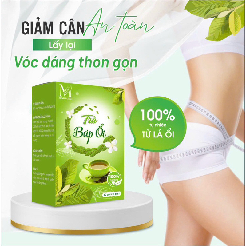[COMBO 120 TÚI] Trà Ổi, Trà Lá Búp Ổi Giảm Cân ( Hộp 60 Túi Lọc )