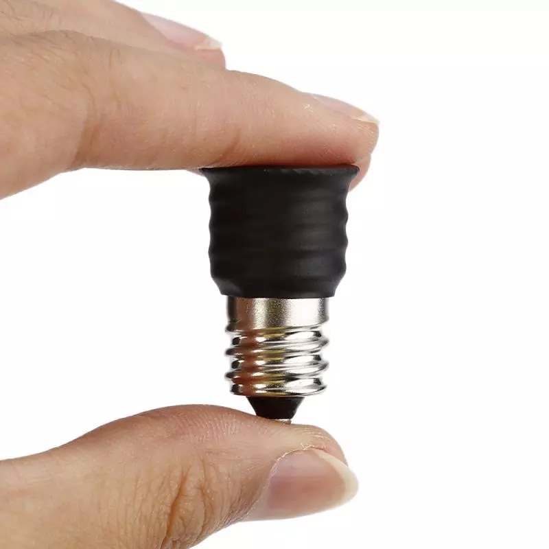 E10 để E14 ổ cắm Changer xách tay chịu nhiệt chuyển đổi bóng đèn vặn cơ sở đèn LED Bộ chuyển đổi đèn chui bóng đèn ổ cắm Changer