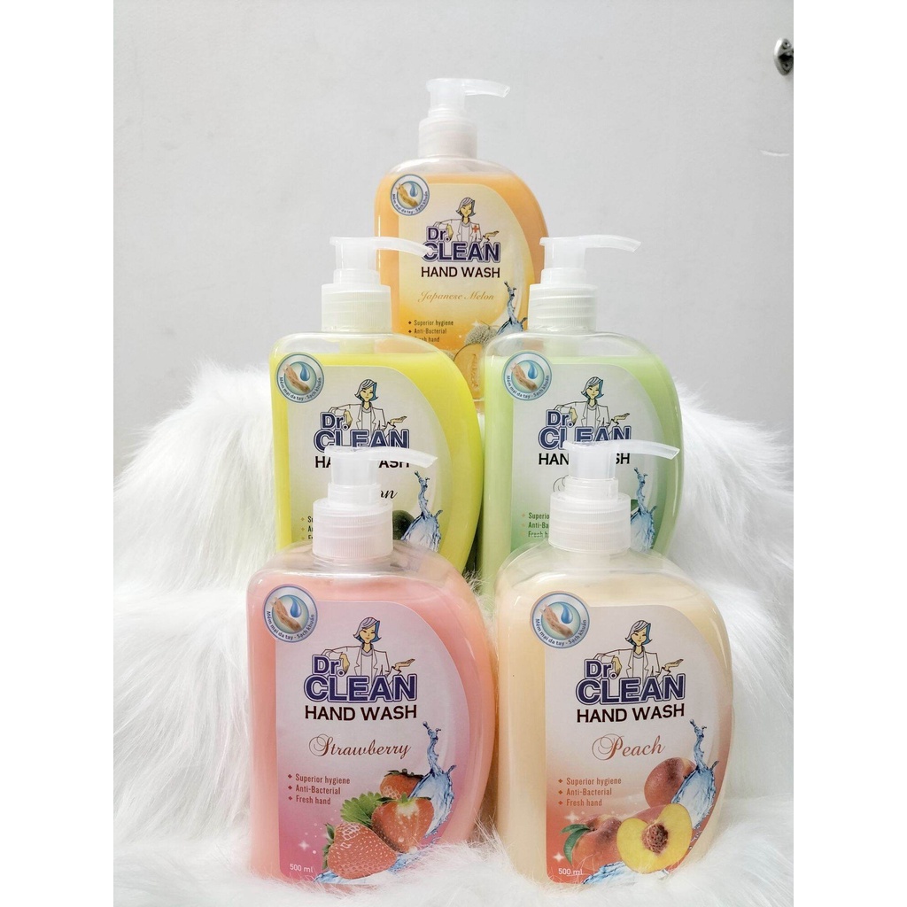 NƯỚC RỬA TAY DR CLEAN HÀNG CHÍNH HÃNG 200gr/ chai, 500ml/ chai