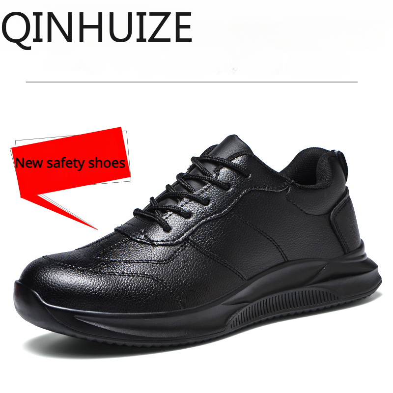 QINHUIZE Safety shoes for men s anti impact