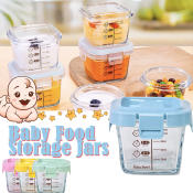 Glass Baby Food Storage with Scale - Brand: [if available]