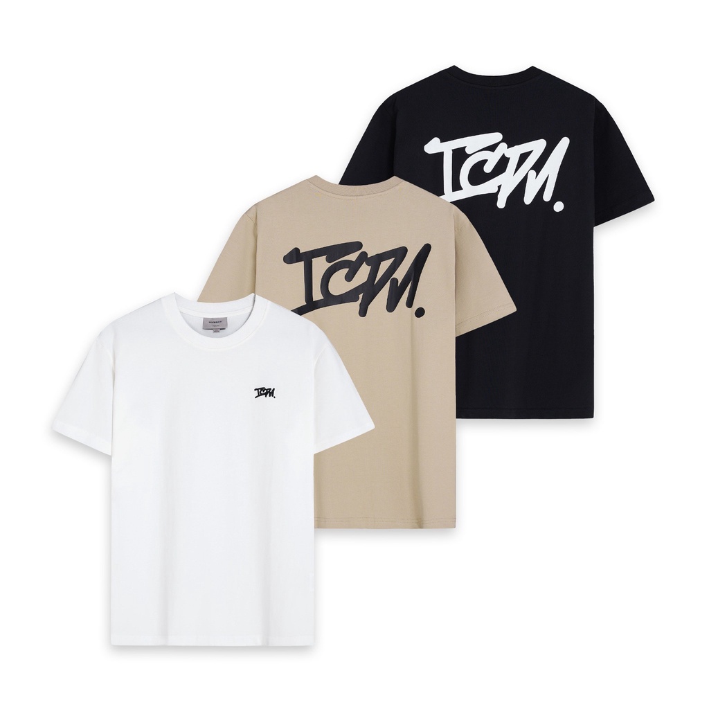 【COD】 Áo Thun Unisex ICONDENIM Regular Signature Graffy 240GSM ATID0302 T-Shirts