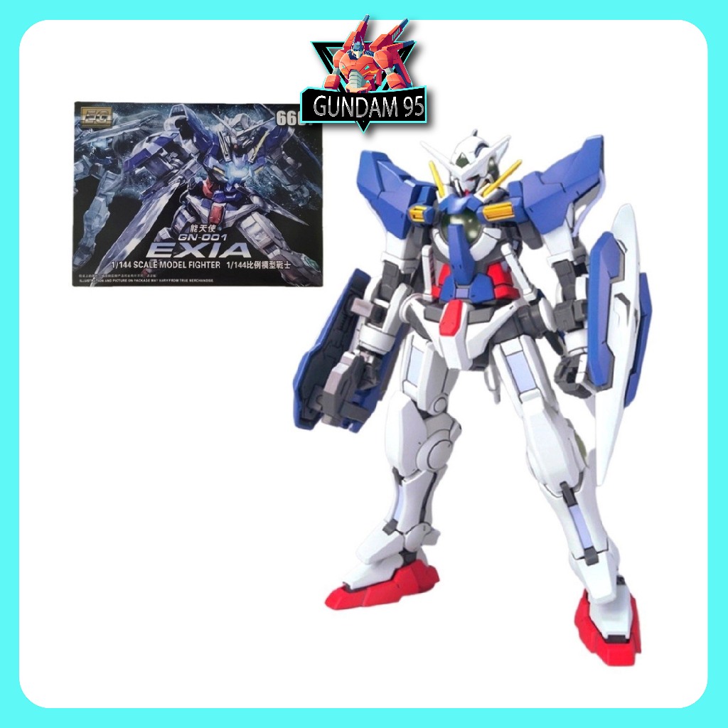 Mô hình xg gundam exia gn-001 + cao 17cm - nặng 130gram + có box , figure gundam đồ chơi lắp ráp trẻ em