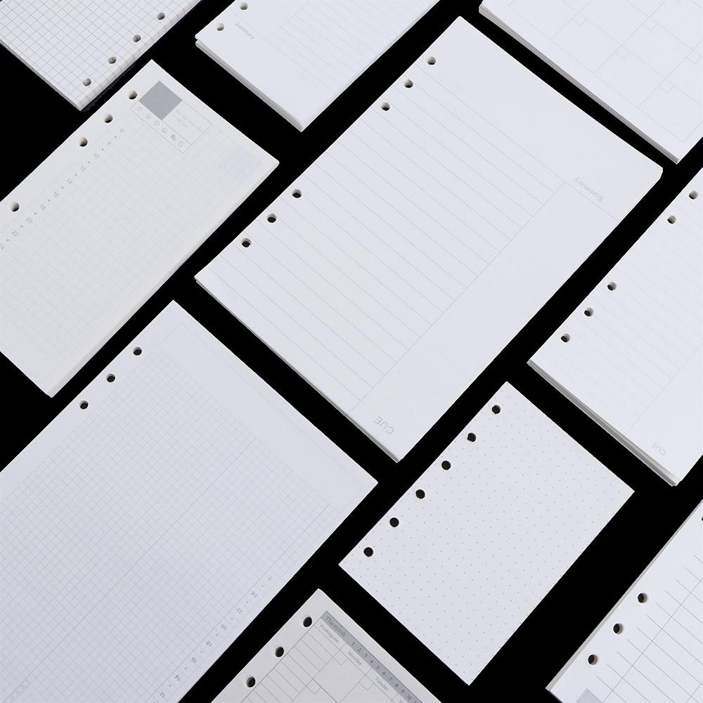 Classic 6 Holes Binder Notebook Inner Paper Core/refilling Inner