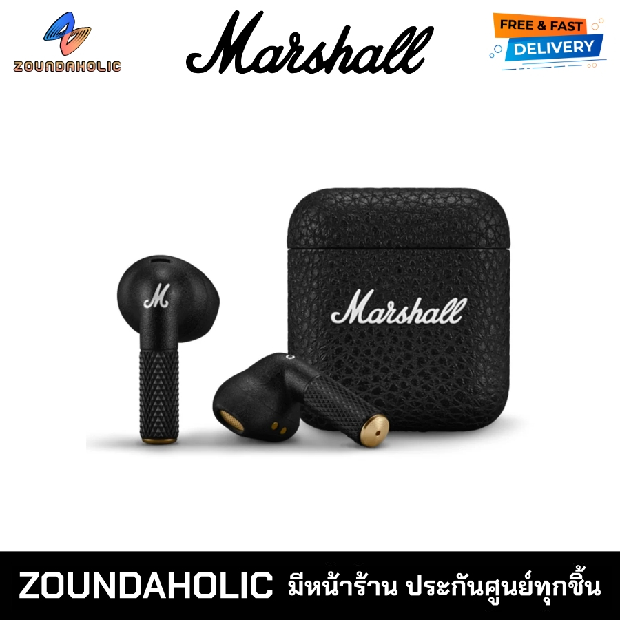 ของแท้-ส่งฟรี**Marshall Minor IV หูฟังไร้สาย ประกันศูนย์ไทย ราคา 4,990 บาท*ส่งฟรี