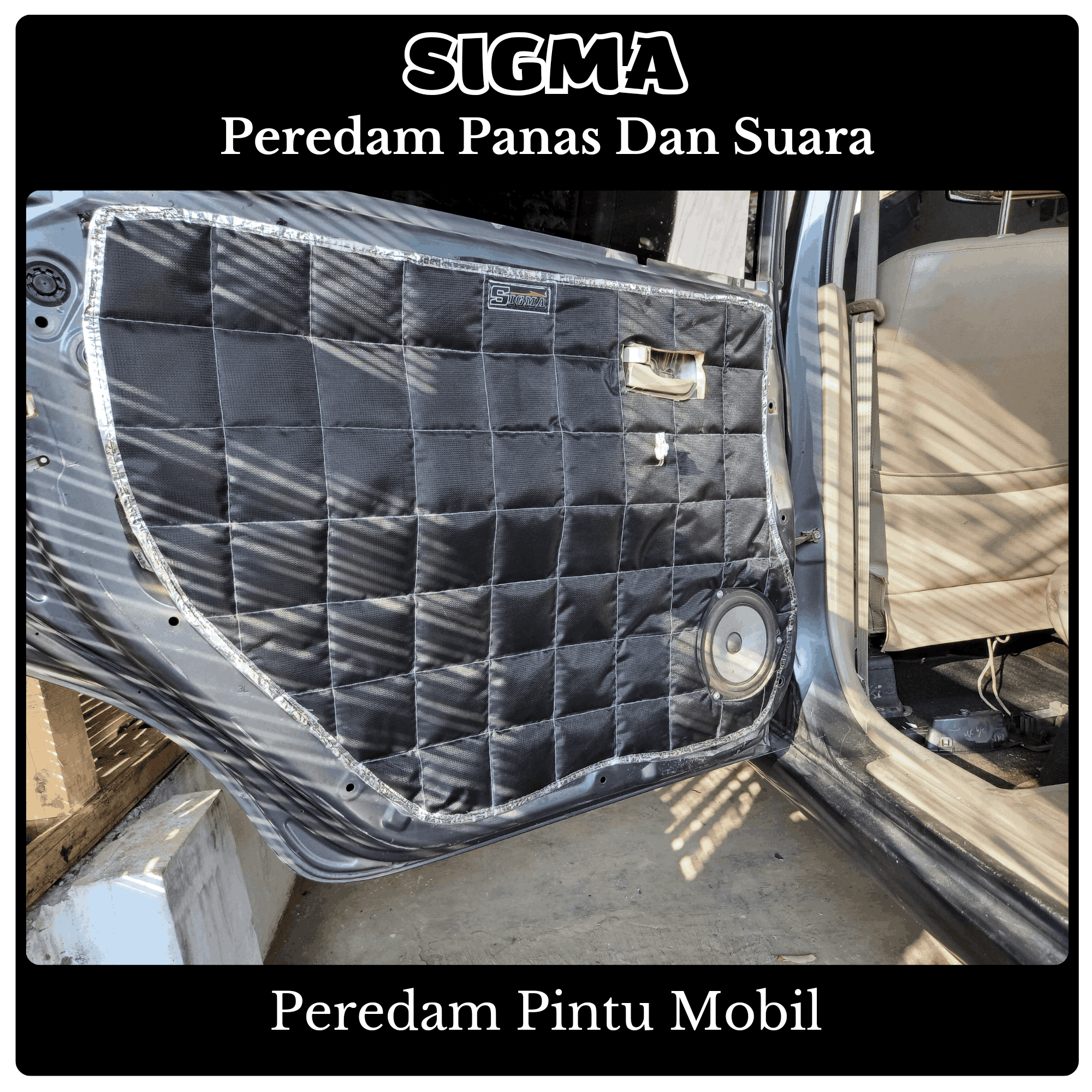 Peredam Suara 4 Pintu Mobil Toyota Soluna Harga 400,000 rupiah*Gratis Ongkir