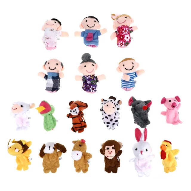 Puppets Fingerparty Kids Toys Familyhand Fillers Toddlers Story Toy Time