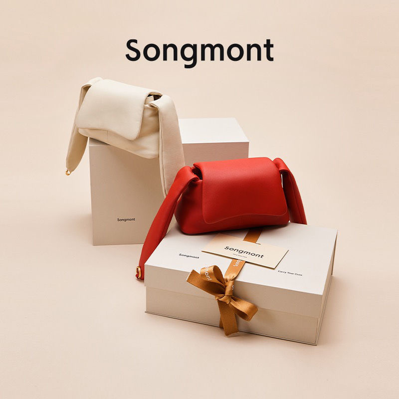 songmont medium size tote bag niche vegetable basket series shoulder handbag