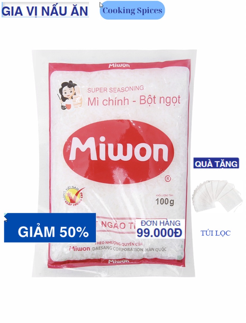 100gr Bột Ngọt mì chính Miwon