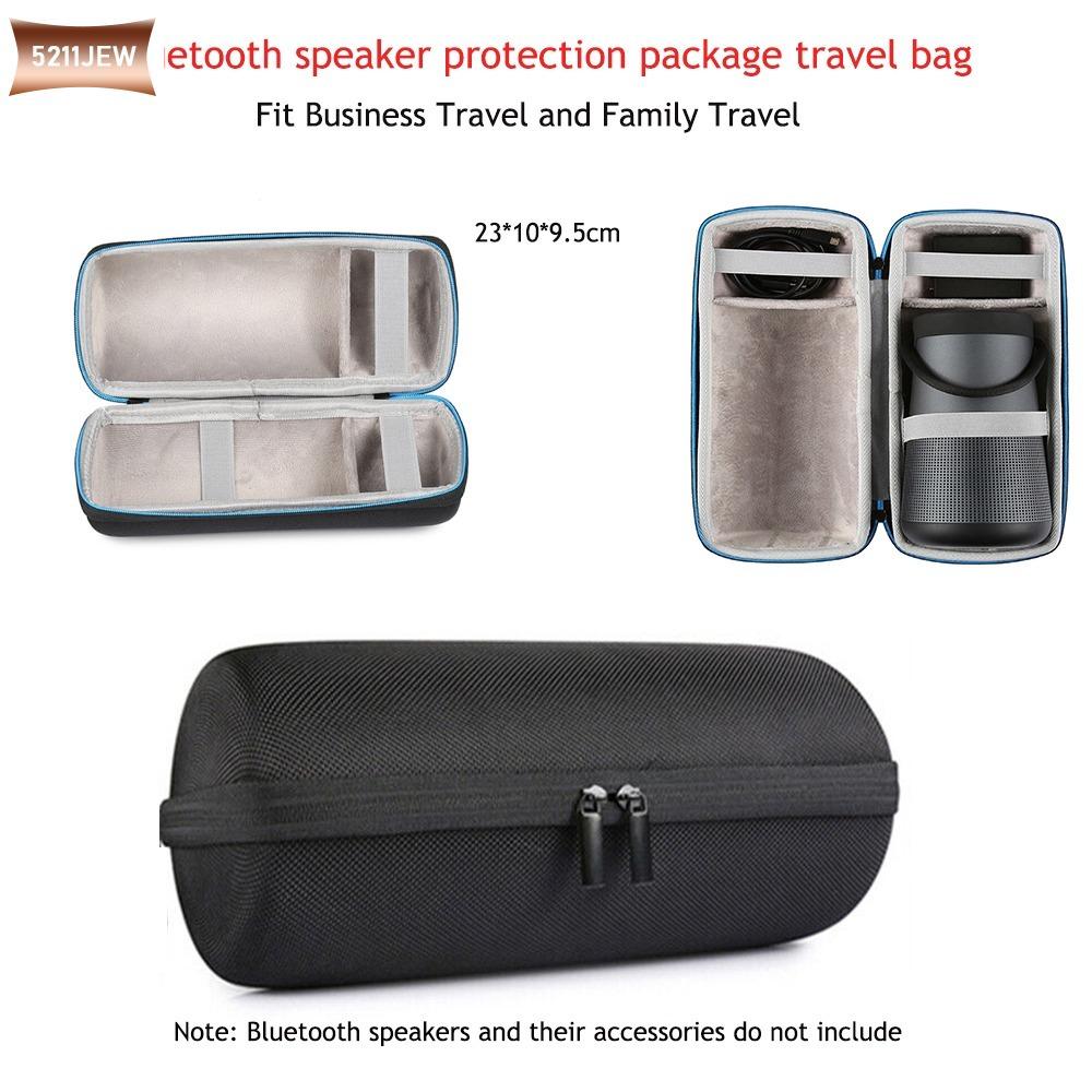 5211JEW Eva Túi đựng đồ Bảo vệ tai nghe Bảo vệ âm thanh Hộp đựng Mới Đen Túi Loa Bluetooth Cho Bose SoundLink Revolve Âm thanh