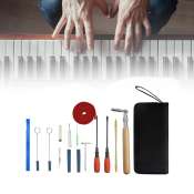 Bnguitar 16 Pieces Piano Tuning Kits with Case Universal for Piano Tuner Beginners