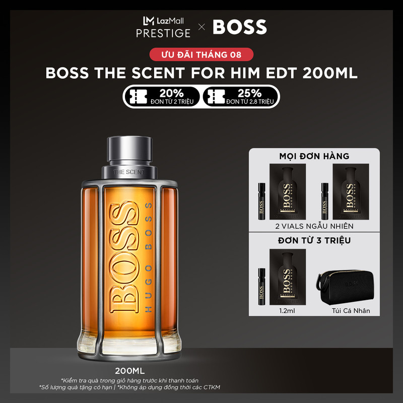 Nước hoa nam boss the scent for him edt 200ml