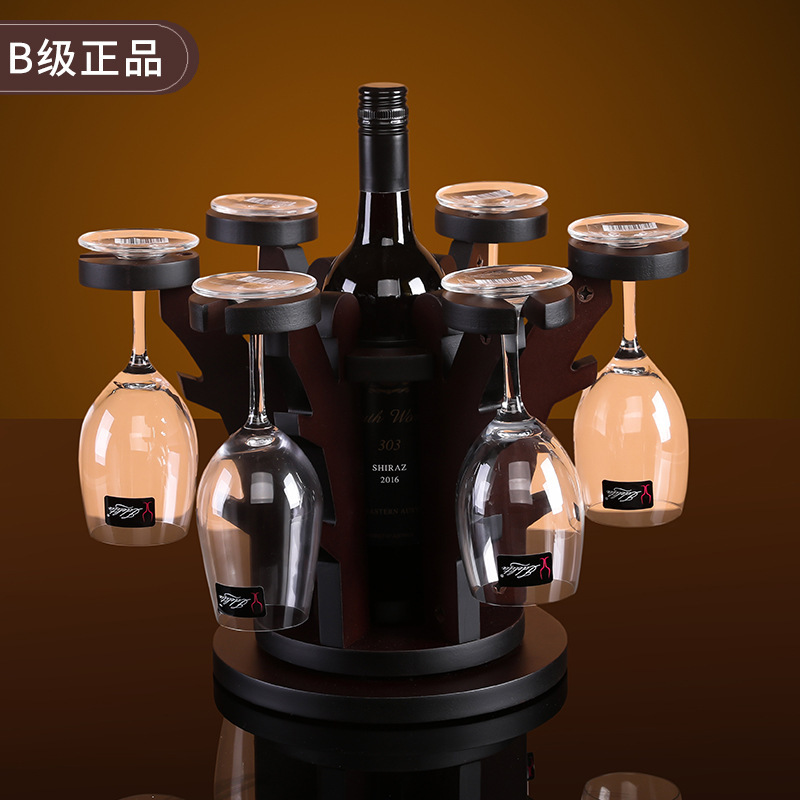 Chuangzaishengziyuanhui 38 Phong cách Trung Quốc gỗ lưu trữ chai phòng khách tủ ánh sáng sang trọng Rack ly rượu vang hiển thị Kệ rượu