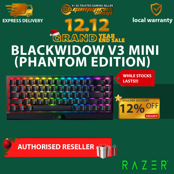 [Phantom Pudding Edition] Razer Blackwidow v3 Mini Hyperspeed Wireless Gaming Keyboard (2Y) Singapore