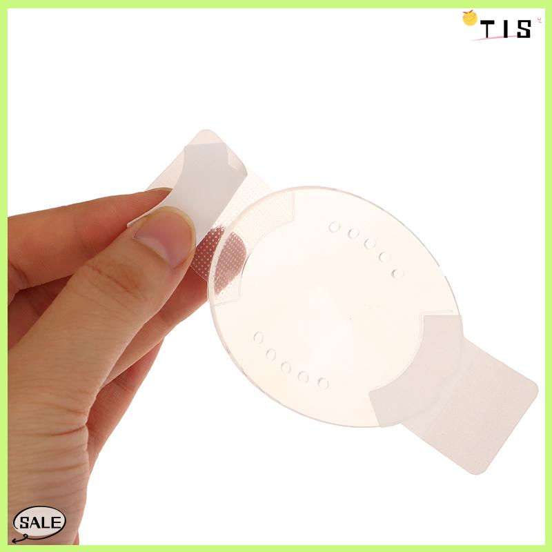 Follow Get New【TIS】 Tự dính rõ ràng nhựa chăm sóc mắt lá chắn mắt với 10 lỗ cần thiết sau khi phẫu thuật mắt va chạm tránh bảo vệ mắt