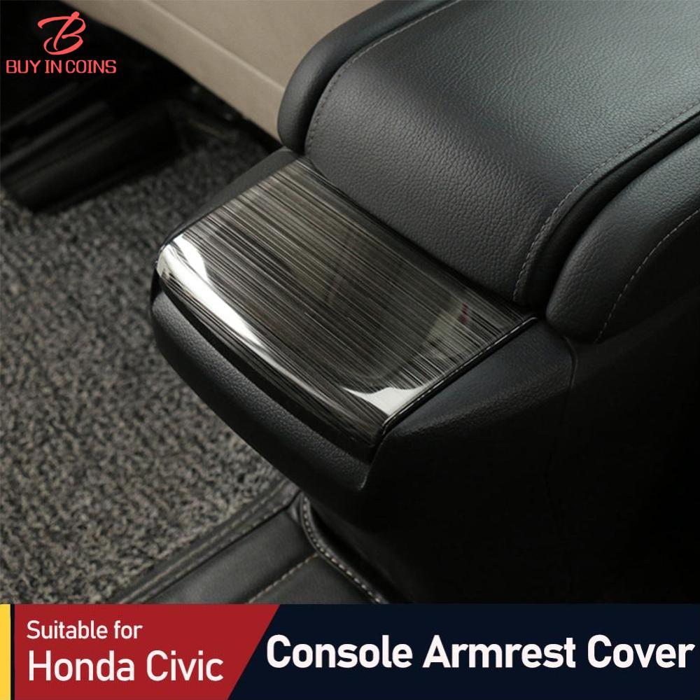BC Car Center Console Armrest Box Sequins Cover Styling Stickers For Honda Civic 2016-2019 Accessories Interior ราคา 77 บาท*ส่งฟรี