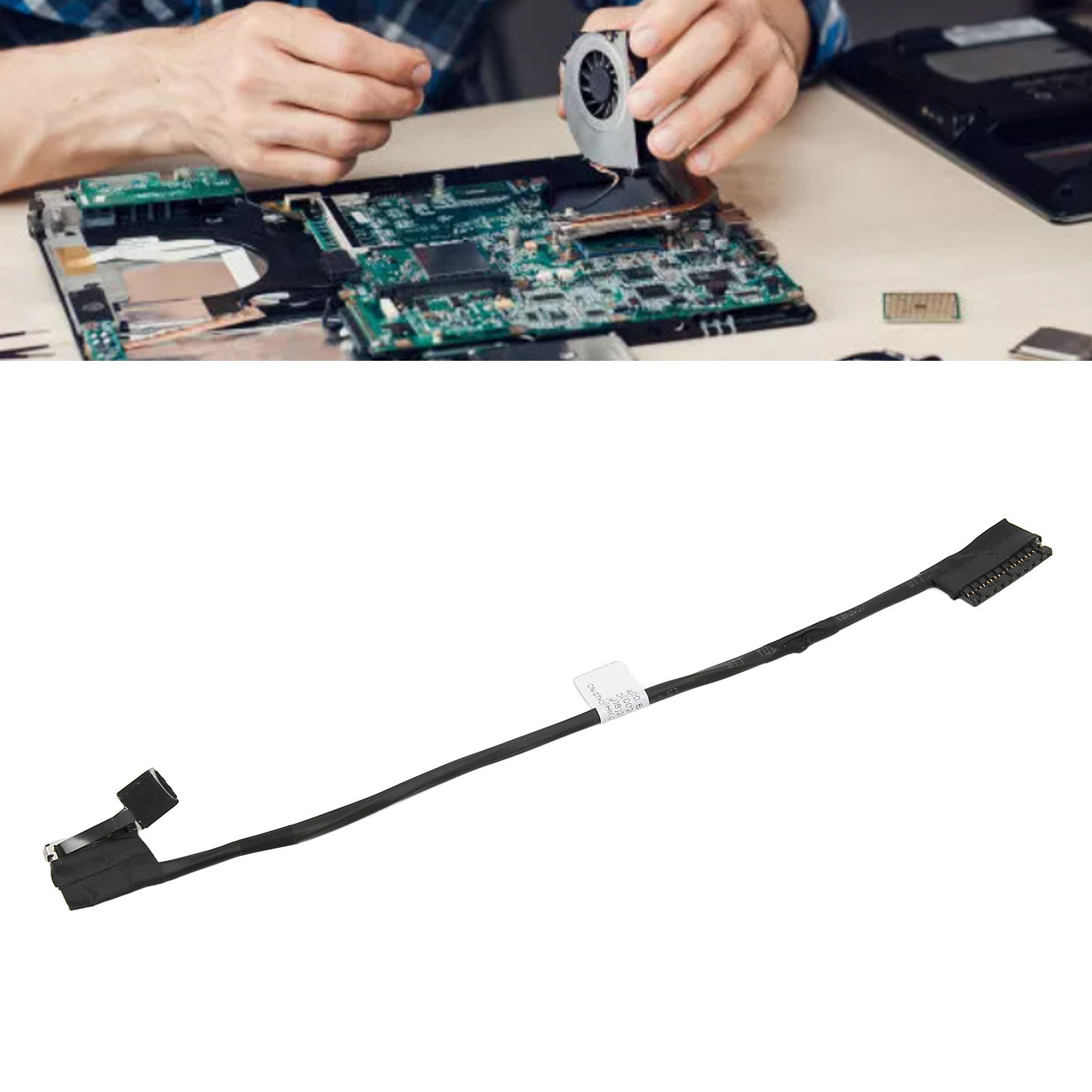 Cáp pin Pin Dây an toàn chuyên nghiệp Dây Đồng Công Ty Kết Nối Bền Cho Máy Tính Xách Tay Pin Cho 7480 Cho Dc02002ni00 Cho E7480