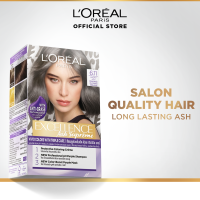 LOreal Paris Excellence Ash Supreme Hair Color with Anti-Brass Purple Shampoo Hair Dye Permanent