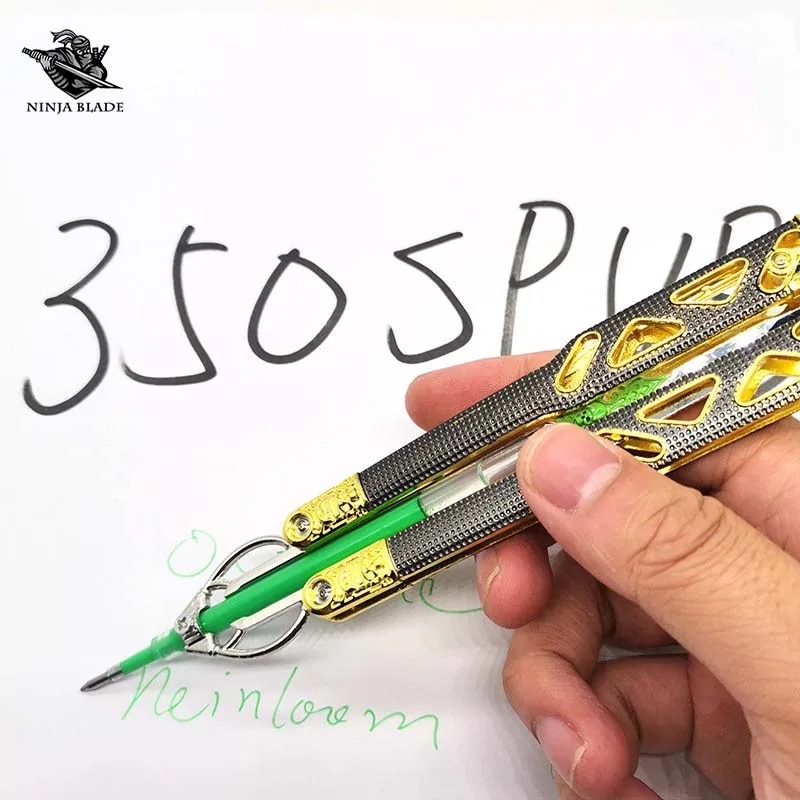 【Limited Stock Available】 Octane Heirloom Multifunctional Balisong Trainer Display Model Butterfly W