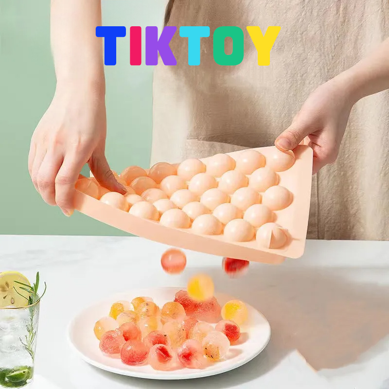TIKTOY ถาดทำน้ำแข็งก้อนกลม และ แบบเพชร บล็อคแม่พิมพ์น้ำแข็งก้อนกลม ขนาดใหญ่ ราคา 9 บาท*ส่งฟรี