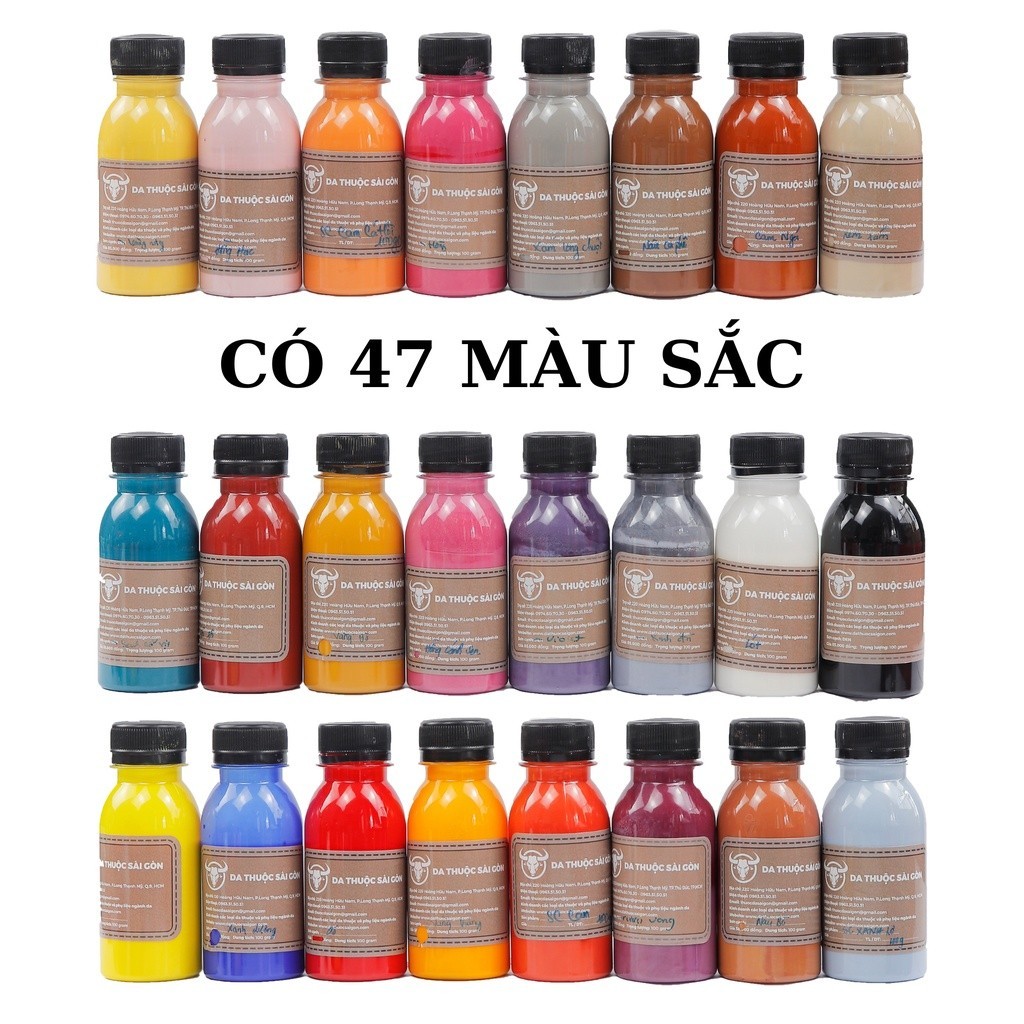 Keo viền túi da 50 gram dụng để sơn cạnh túi, ví da thật - Da Thuộc Sài Gòn