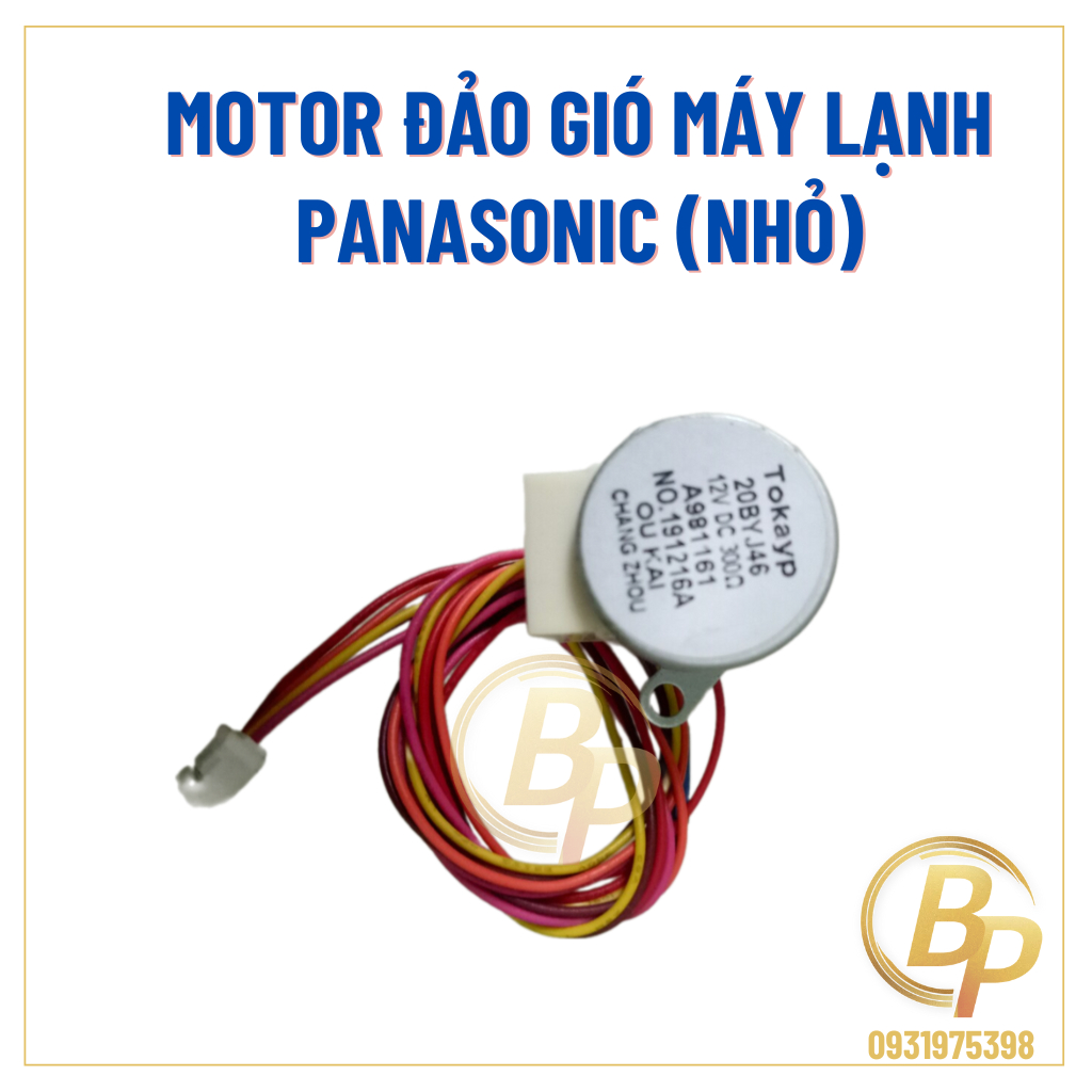 Motor đảo gió máy lạnh Panasonic Quạt đảo Panasonic (Size nhỏ) Motor chậm vẫy đảo gió điều hoà