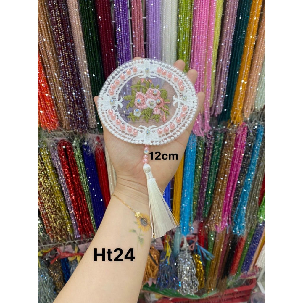 tấm tròn trang trí xinh xinh