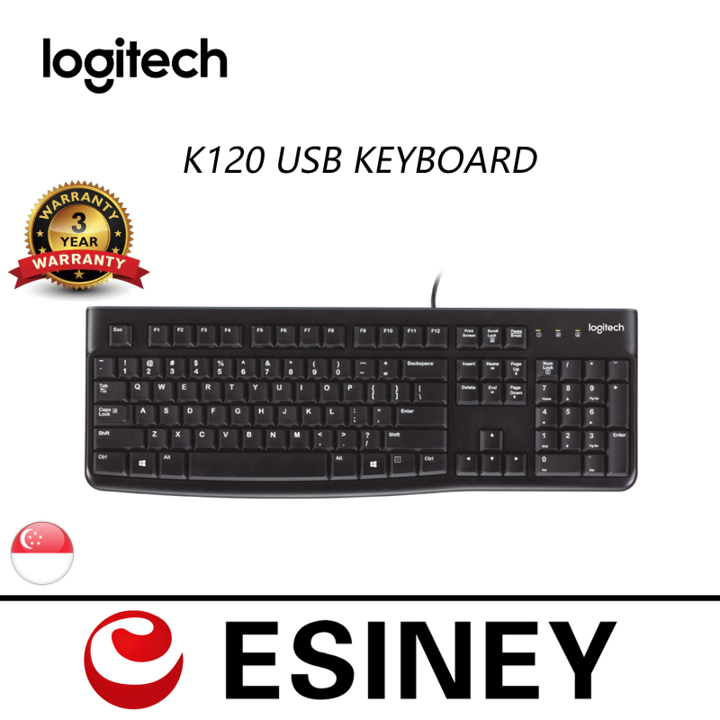 Logitech K120 Wired Keyboard Singapore