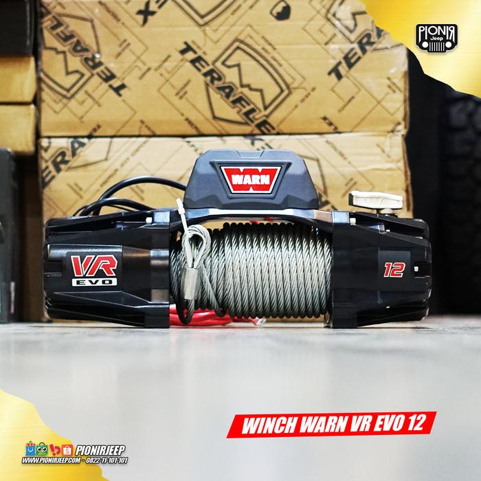 NEW WARN WINCH VR EVO 12 GEN 3 WARN STEEL ROPE 5.5 TON - ForUs Mart Harga 17,180,000 rupiah*Gratis Ongkir