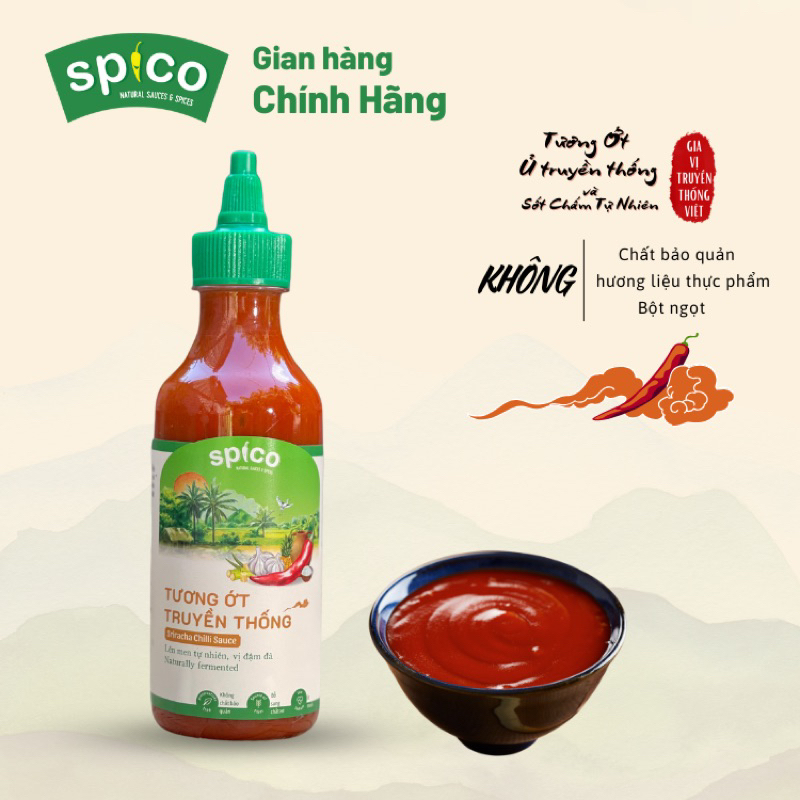 Tương Ớt Truyền Thống Spico 290G Lên Men Đậm Đà Sriracha