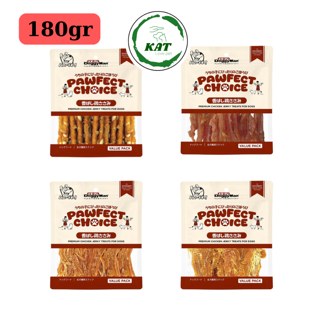 Snack cho chó Gà Sấy DoggyMan Pawfect Choice - KAT Love Pet