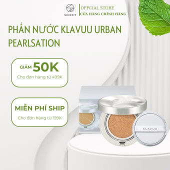 Phấn Nước KLAVUU URBAN PEARLSATION High Coverage Tenshion Cushion 12g